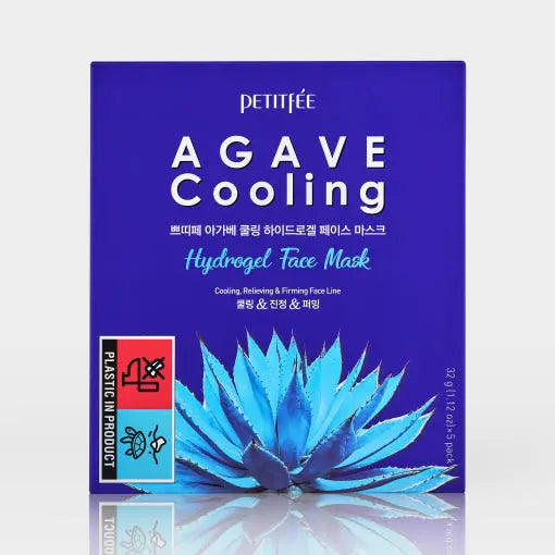 PETITFEE AGAVE Cooling Hydrogel Face Mask 32g X 5ea - Atelievuè