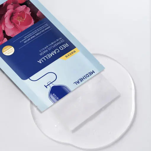 MEDIHEAL Dermaplus Mask 22ml X 10ea #Red Camellia - Atelievuè