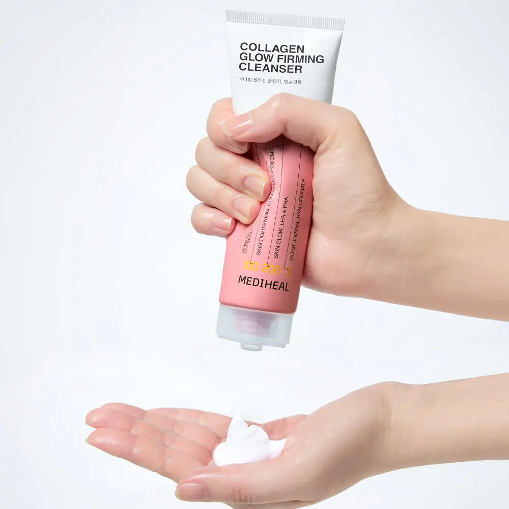 MEDIHEAL Collagen Glow Firming Cleanser 120ml - Atelievuè