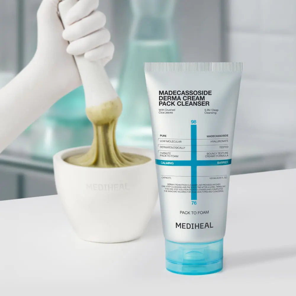 MEDIHEAL Madecassoside Derma Cream Pack Cleanser 50ml - Atelievuè