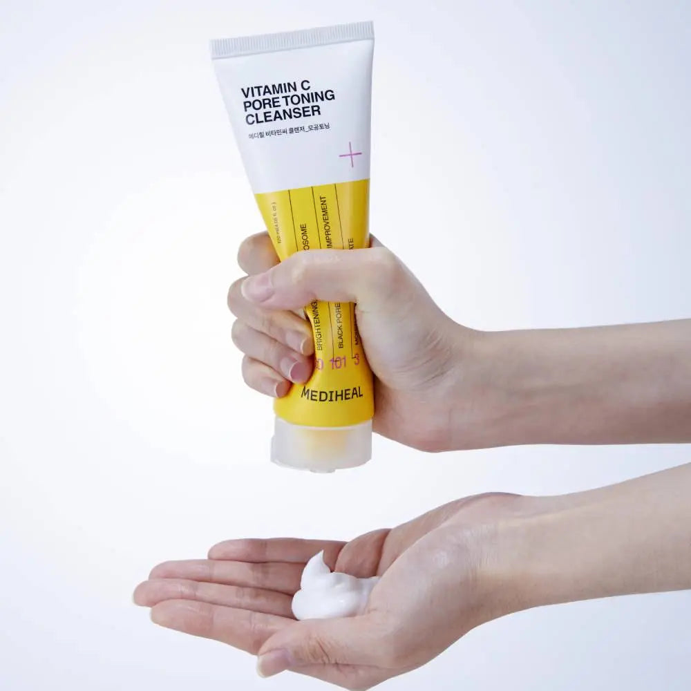 MEDIHEAL Vitamin C Pore Toning Cleanser 120ml - Atelievuè