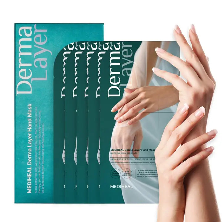 MEDIHEAL Derma Layer Hand Mask 14ml X 5ea - Atelievuè
