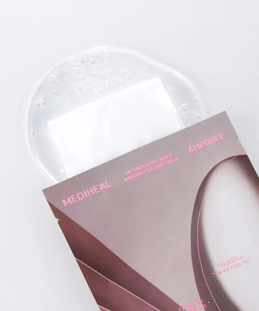 MEDIHEAL Retinol Collagen Ampoule Lifting Mask 30ml X 10ea - Atelievuè