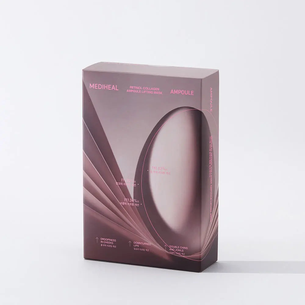MEDIHEAL Retinol Collagen Ampoule Lifting Mask 30ml X 10ea - Atelievuè