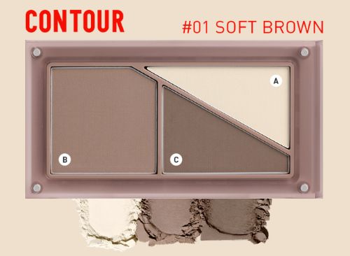 3CE LAYER-IT-ALL Contour Palette 9.5g (2colors) - Atelievuè