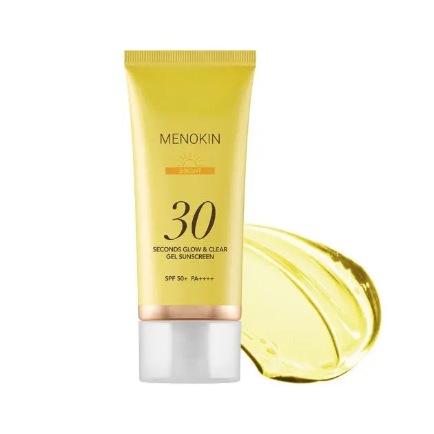 MENOKIN 30 Seconds Glow & Clear Gel Sunscreen SPF50+ PA++++ 50ml #BRIGHT - Atelievuè