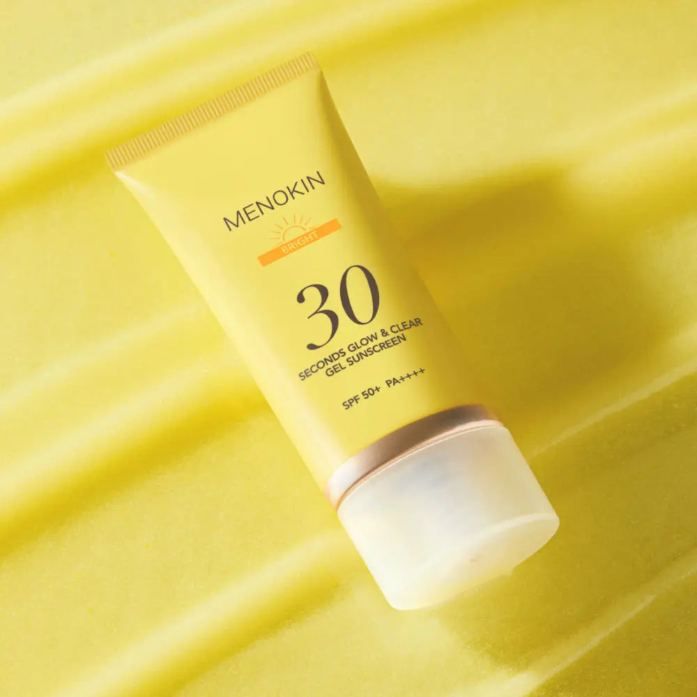 MENOKIN 30 Seconds Glow & Clear Gel Sunscreen SPF50+ PA++++ 50ml #BRIGHT - Atelievuè