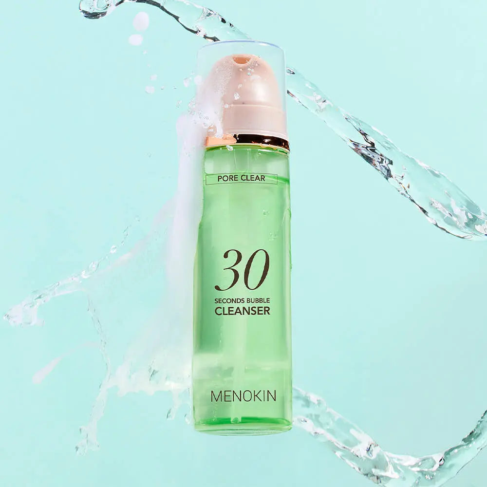 MENOKIN 30 Seconds Bubble Cleanser 150ml #PORE CLEAR - Atelievuè