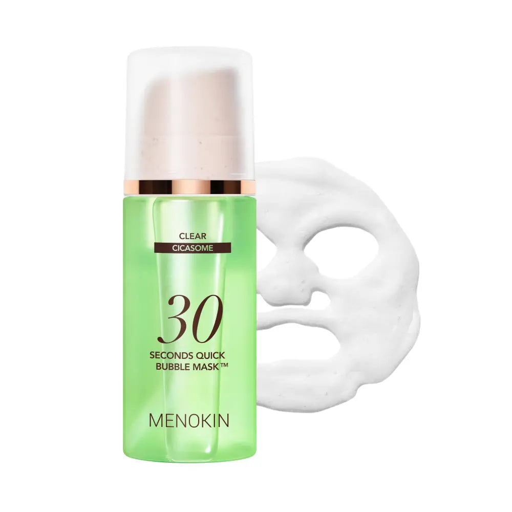MENOKIN 30 Seconds Quick Bubble Mask 95ml #CLEAR - Atelievuè
