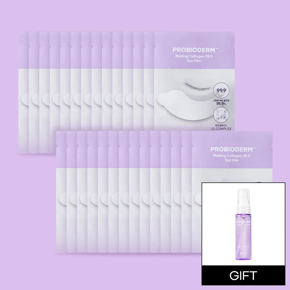 [BIO HEAL BOH] Probioderm Melting Collagen 99.9 Eye Film 28 Sheets (+Collagen Water Mist 30ml) Set - Atelievuè