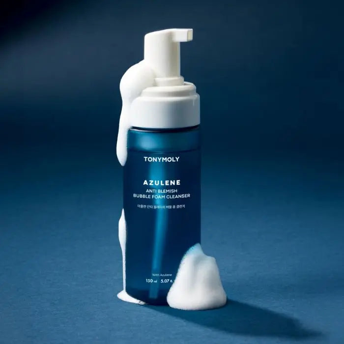 TONYMOLY Azulene Anti Blemish Bubble Foam Cleanser 150ml - Atelievuè