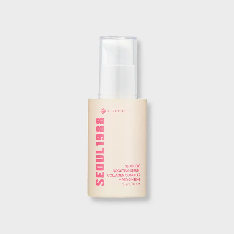K-SECRET SEOUL 1988 BOOSTING SERUM : COLLAGEN COMPLEX 7 + RED GINSENG 30ml - Atelievuè