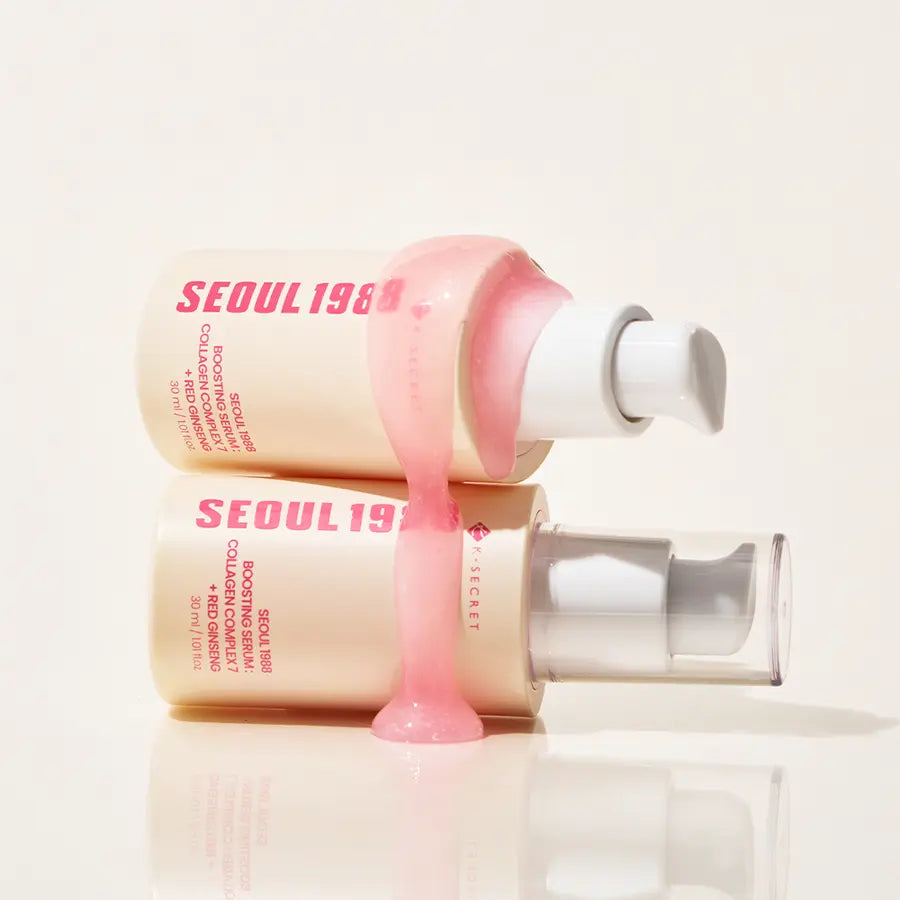 K-SECRET SEOUL 1988 BOOSTING SERUM : COLLAGEN COMPLEX 7 + RED GINSENG 30ml - Atelievuè