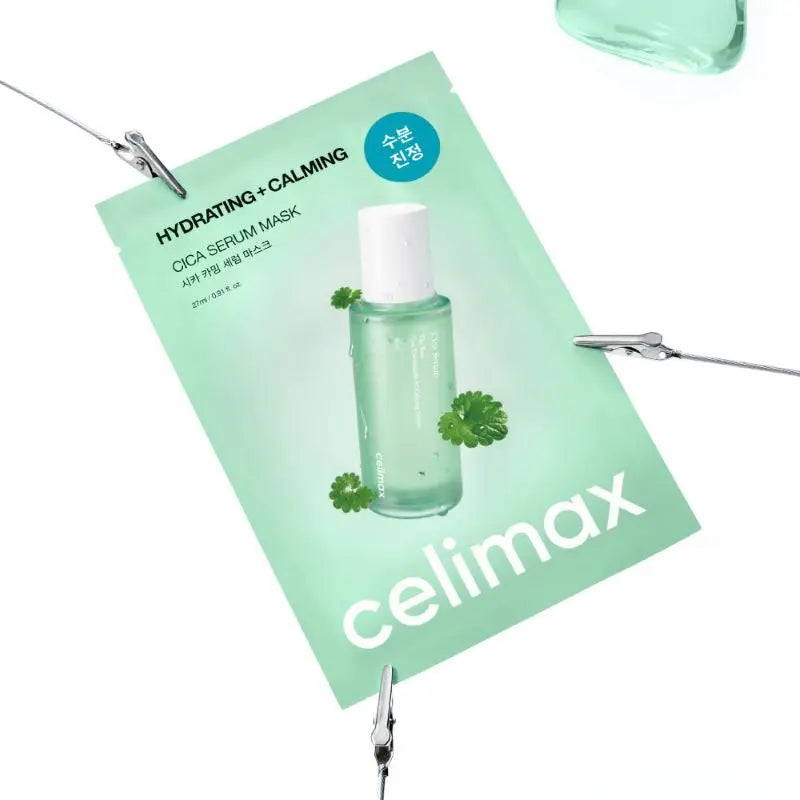celimax The Real Cica Calming Serum Mask 27ml X 5ea - Atelievuè